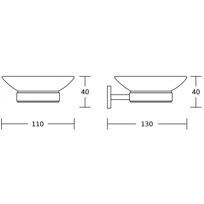 Mexen Zoja mýdlenka, zlatá - 7019139-50