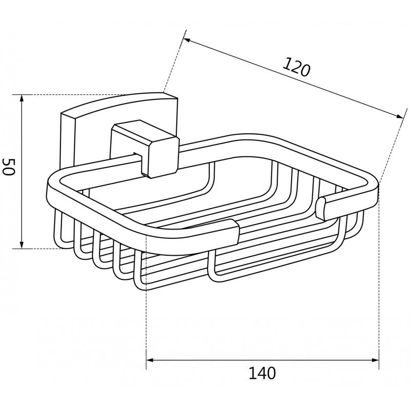 Mexen Zoja mýdlenka, zlatá - 7019151-50
