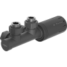 Mexen G05 termostatický set rohový, Duplex, DN50, antracit - W907-958-66