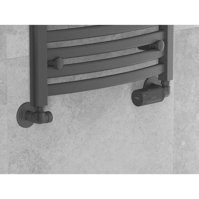 Mexen G05 axiální termostatická sada s krytkou R, antracit - W903-958-904-66