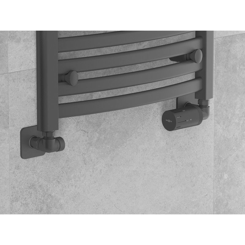 Mexen G05 termostatická sada přímá s krytkou S, antracit - W903-958-909-66