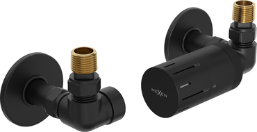 Mexen G05 termostatická souprava s krytkou R, černá - W903-958-904-70