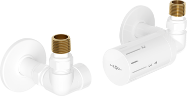 Mexen G05 sada termostatická axiální s krytem R, bílá - W903-958-904-20