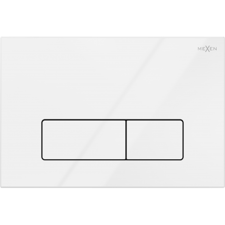 Mexen Fenix 13 splachovací tlačítko Slim, bílá lesklá - 601300
