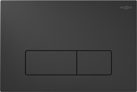 Mexen Fenix 13 tlačítko splachování Slim, černý mat - 601303