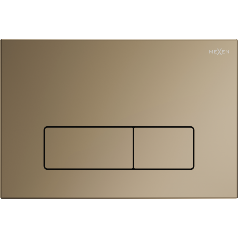 Mexen Fenix 13 proplachovací tlačítko Slim, zlatý šampaňský - 601304