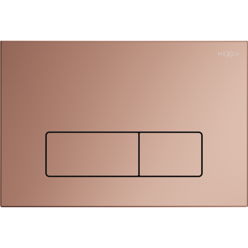 Mexen Fenix 13 splachovací tlačítko Slim, růžové zlato - 601305