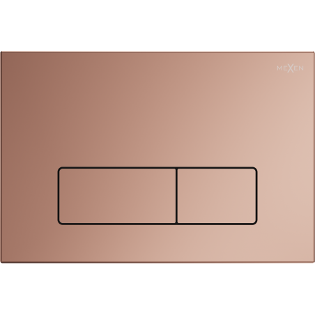 Mexen Fenix 13 splachovací tlačítko Slim, růžové zlato - 601305