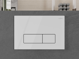 Mexen Fenix 13 splachovací tlačítko Slim, bílá lesklá - 601300