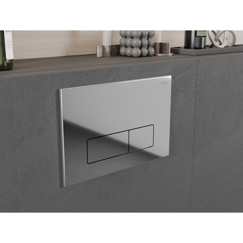 Mexen Fenix 13 splachovací tlačítko Slim, chrom lesklý - 601301