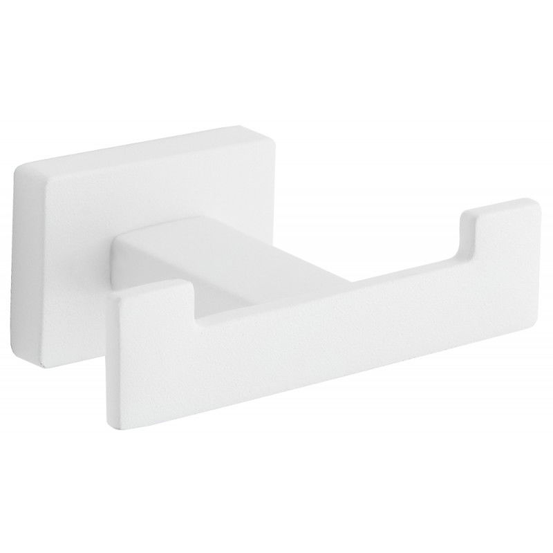 Mexen Arno dvojitý háček na ručník, bílý - 7020735-20