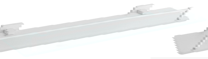 Mexen Arno závěsná skleněná polička, bílá - 7020737-20