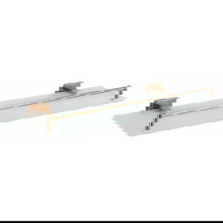 Mexen Arno závěsná skleněná police, růžové zlato - 7020737-60