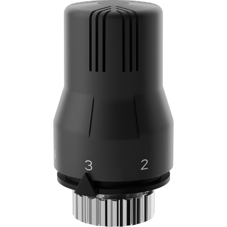 Mexen Uni-Term hlavice termostatu pro radiátor, černá - W908-002-70