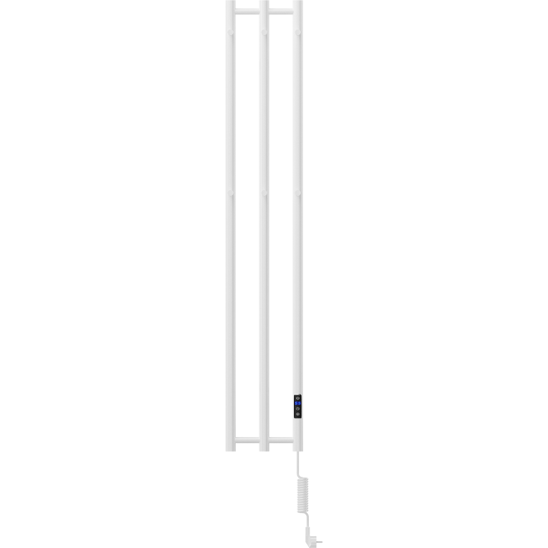 Mexen Pino elektrický radiátor s věšáky na ručníky 1405 x 242 mm, 200 W, bílý - W301-1405-242-00-20