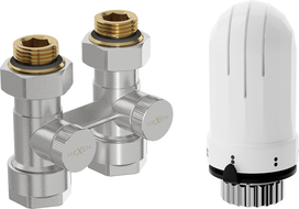 Mexen G03 termostatická sestava dvoutrubková DN50, přímá 1/2"x16 mm, nikl - W912-016-938-01