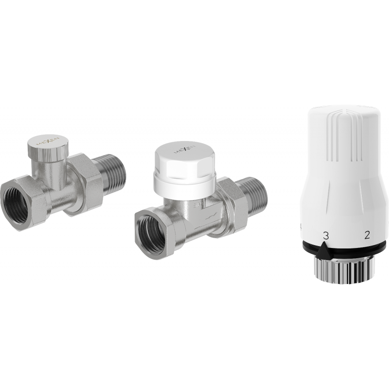 Mexen G02 přímá termostatická sada, nikl - W914-012-928-01