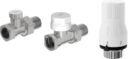 Mexen G02 přímá termostatická sada, nikl - W914-012-928-01