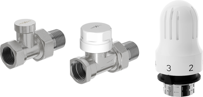 Mexen G04 přímá termostatická sada, nikl - W914-012-948-01