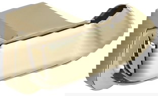 Mexen Lea dvojitý háček na ručník, zlatý - 7026035-50