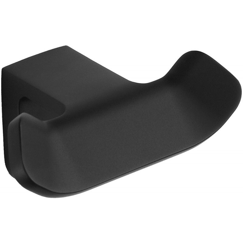 Mexen Lea dvojitý háček na ručník, černý - 7026035-70