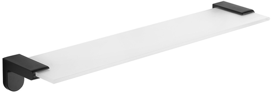 Mexen Lea závěsná skleněná polička, černá - 7026037-70