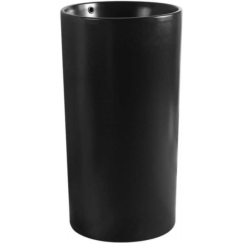 Mexen Nerda volně stojící umyvadlo 46 x 46 cm, černá mat - 26084670