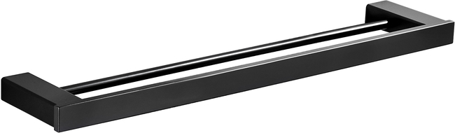 Mexen Pavo dvojitý věšák na ručník, černý - 7030425-70