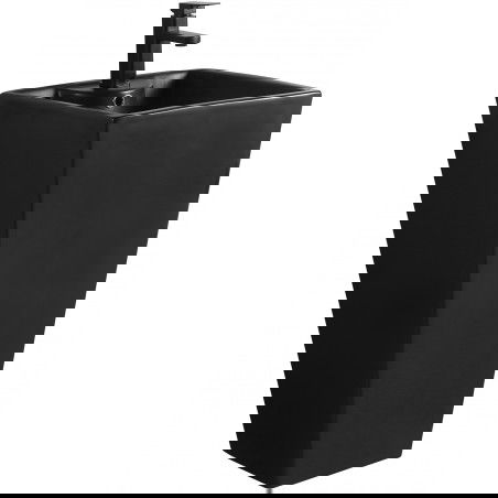 Mexen Pia volně stojící umyvadlo 47 x 47 cm, černá mat - 26104770