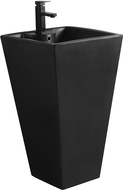 Mexen Pia volně stojící umyvadlo 47 x 47 cm, černá mat - 26104770