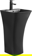 Mexen Nel volně stojící umyvadlo 45 x 44 cm, černý mat - 26134570