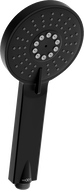 Mexen R-40 3funkční sprchová hlavice, černá - 79540-70