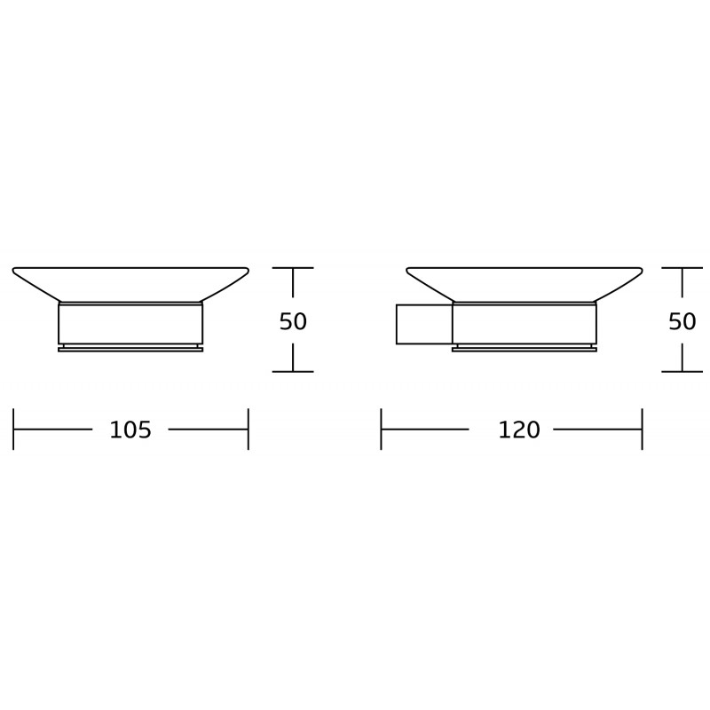 Mexen Pavo mýdlenka, chrom - 7030439-00