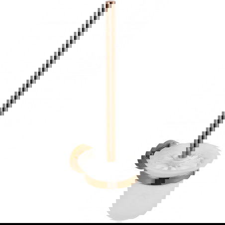 Mexen Remo toaletní kartáč, růžové zlato - 7050750-60