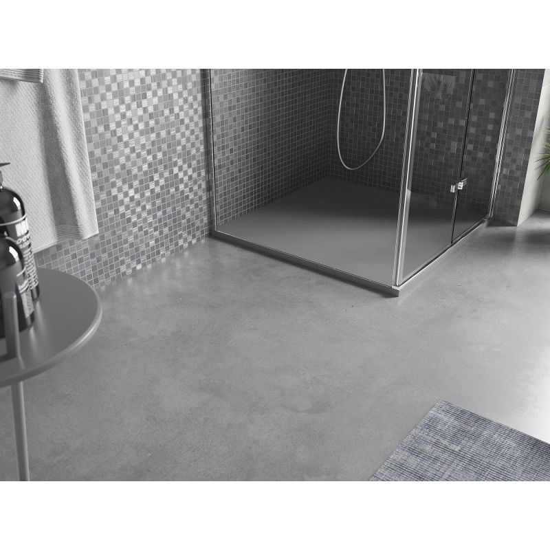 Mexen Bert sprchová vanička čtvercová SMC 80 x 80 cm, šedá - 4K618080