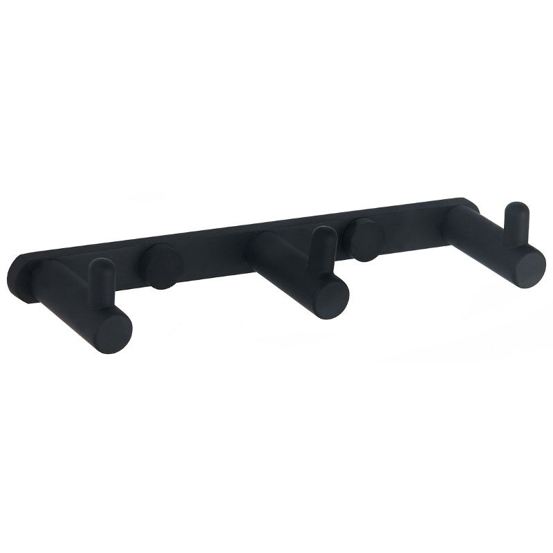 Mexen trojitý háček na ručník, černý - 709163-70