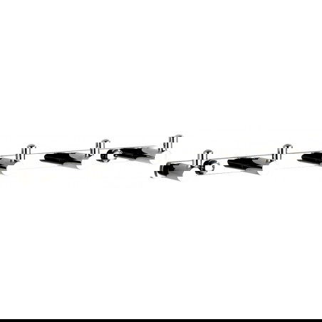 Mexen háček na ručník s pěti držáky, chrom - 709165-00