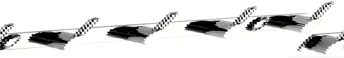 Mexen háček na ručník s pěti držáky, chrom - 709165-00