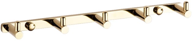 Mexen háček na ručník s pěti úchyty, zlatý - 709165-50