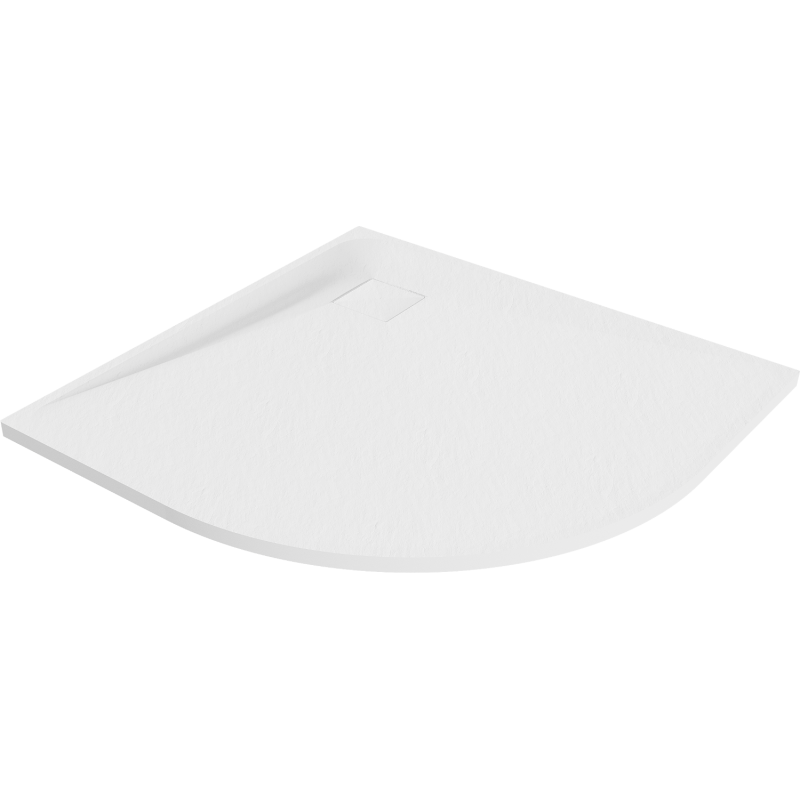 Mexen Bert sprchová vanička půlkulatá SMC 80 x 80 cm, bílá - 4KR108080