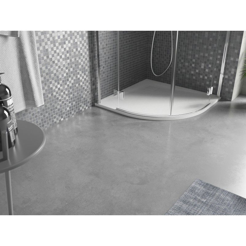 Mexen Bert sprchová vanička půlkulatá SMC 80 x 80 cm, bílá - 4KR108080