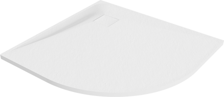 Mexen Bert čtvrtkruhový sprchový kout SMC 90 x 90 cm, bílý - 4KR109090