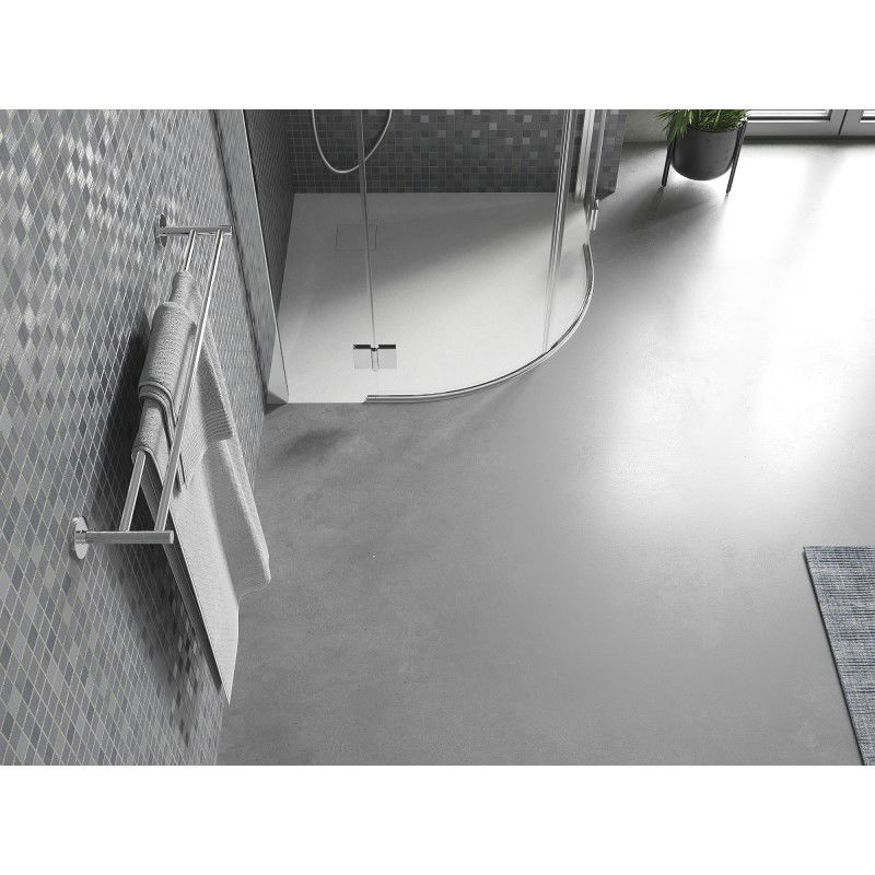 Mexen Bert čtvrtkruhový sprchový kout SMC 90 x 90 cm, bílý - 4KR109090