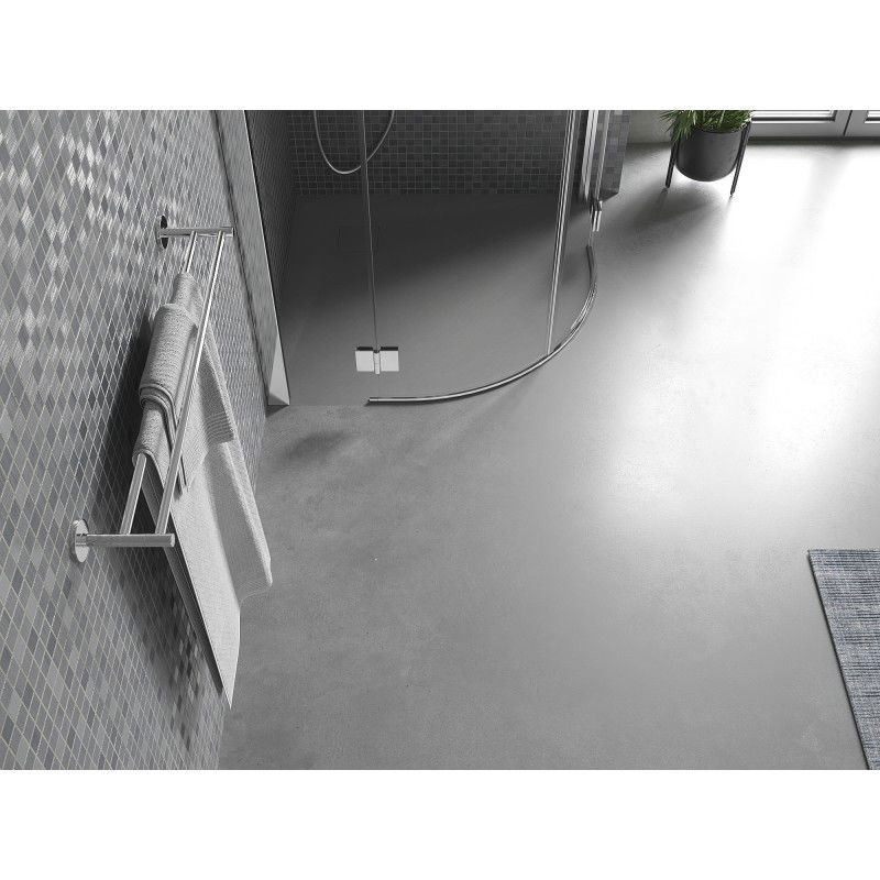 Mexen Bert půlkruhový sprchový kout SMC 90 x 90 cm, šedý - 4KR619090