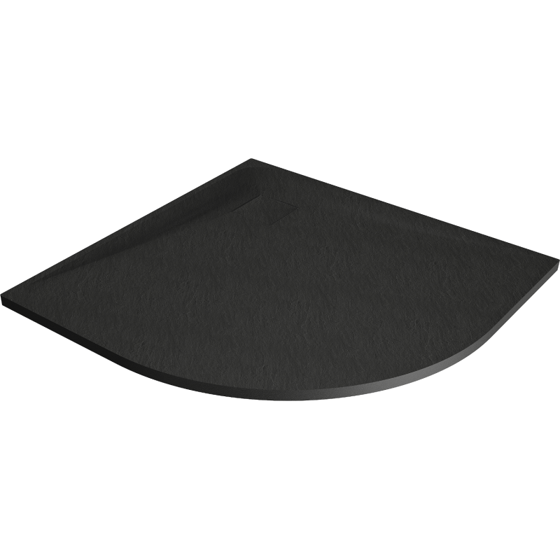 Mexen Bert půlkruhový sprchový kout SMC 90 x 90 cm, černý - 4KR709090