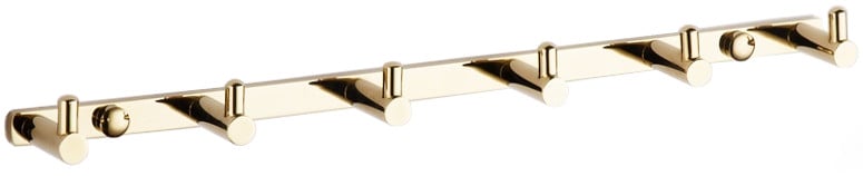 Mexen háček na ručník se šesti držáky, zlatý - 709166-50