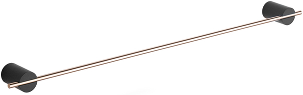 Mexen Aron věšák na ručník, černý/růžové zlato - 7088124-67