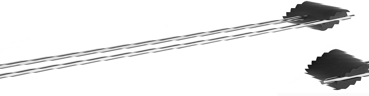 Mexen Aron dvojitý věšák na ručníky, černý/chrom - 7088125-07