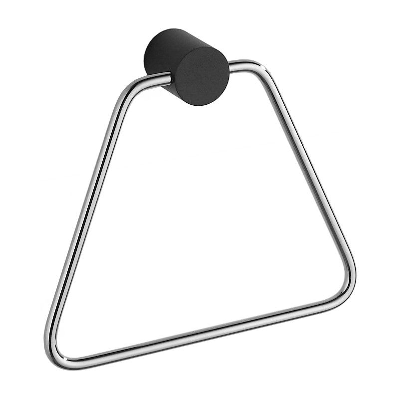 Mexen Aron věšák na ručník, černý/chrom - 7088132-07