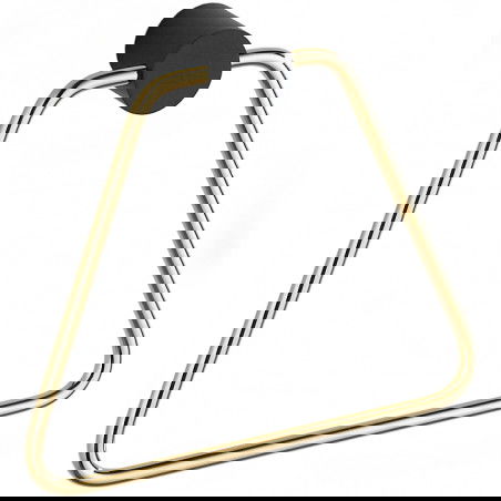 Mexen Aron věšák na ručník, černý/zlatý - 7088132-57